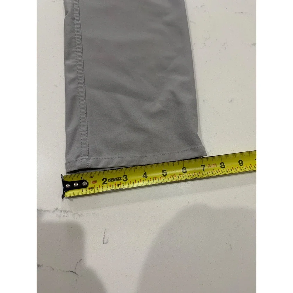 Johnnie-O Prep-Formance Mens Grey Golf Pants Size 32 Performance Trousers